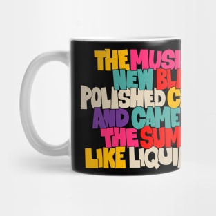 Liquid Night Tribute: Acid Techno Classic Tee - Black Polished Chrome Mug